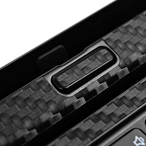 Armorsuit Militaryshield Black Carbon Fiber Skin Wrap Film + Hd Clear Screen Protector For Samsung Ativ Smart Pc Pro 700T Keyboard - Anti-Bubble Film #TOP4