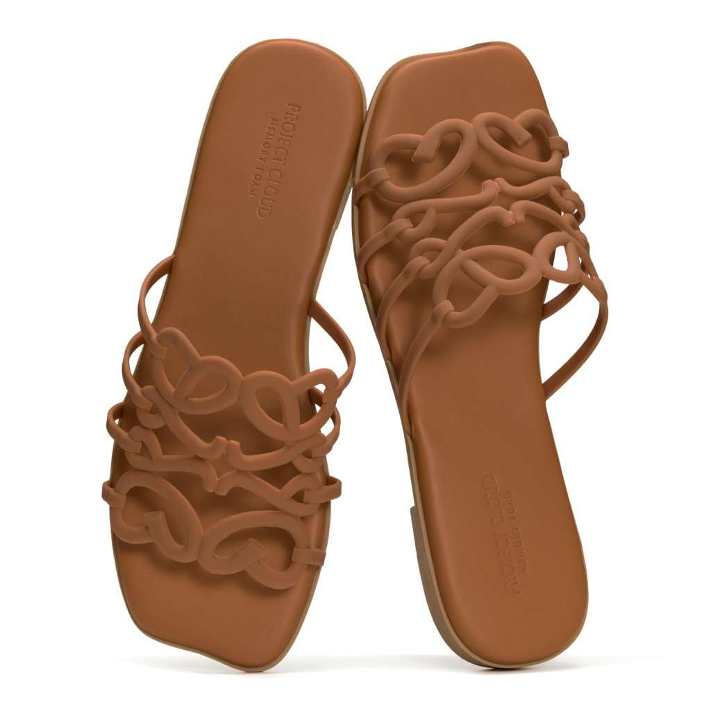 Project Cloud Womens Flat Sandals Non Slip Dressy Sandals for Women Lisa