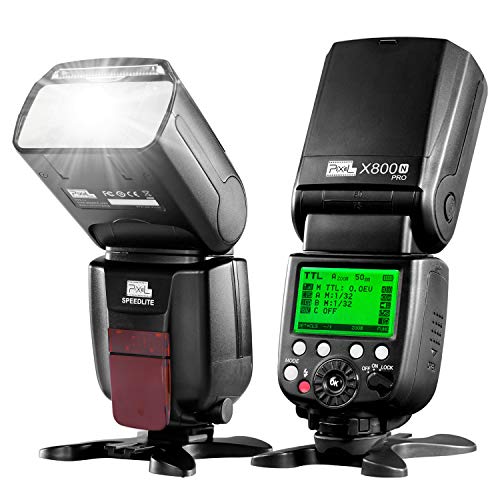 PIXEL X800N PRO 2.4G i-TTL Flash Speedlight for Nikon Camera GN60 HSS 1/8000s