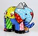 Gift Craft Romero Britto Miniature Elephant Animal Pop Art Figurine 331843 New Mini