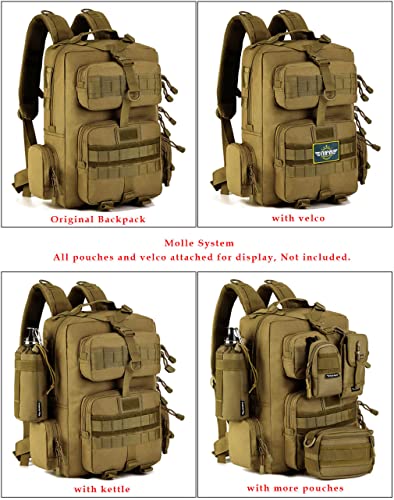 WTiger Zaino tattico da 30 l, zaino militare Molle...