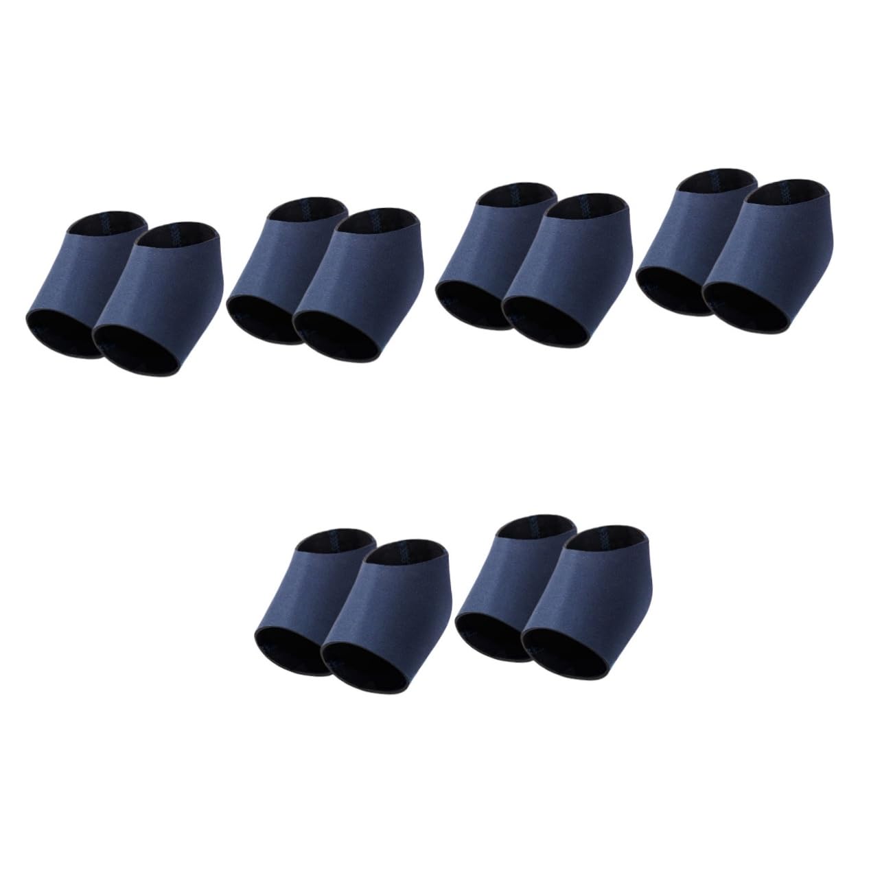 NOLITOY 3sets Replaceable Heel Socks Heel Protector Breathable Sleeves Winter Supplies 2pairs*3