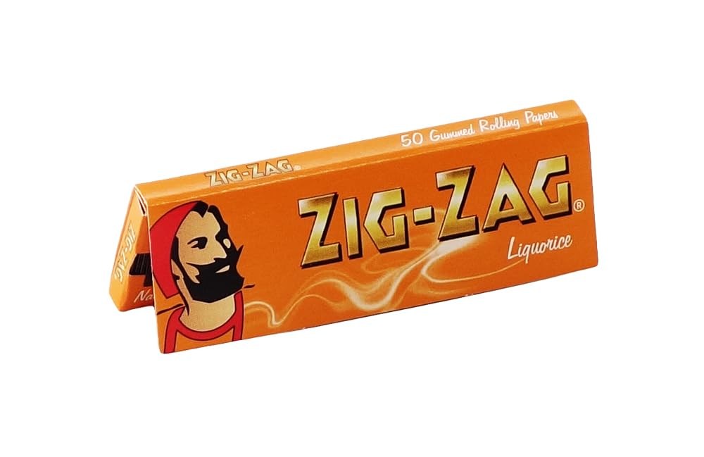 Zig Zag Liquorice Cigarette Rolling Papers - 10 packets