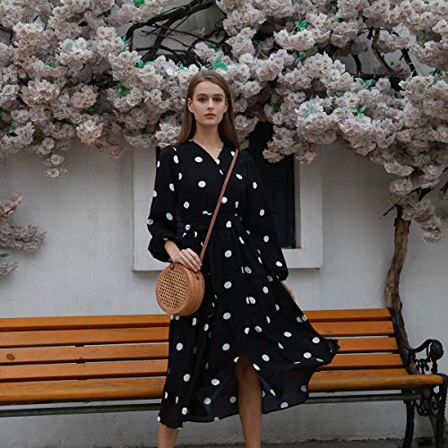 Rattan Bags for Women - Handmade Wicker Woven Purse Handbag Circle Boho Bag Bali3