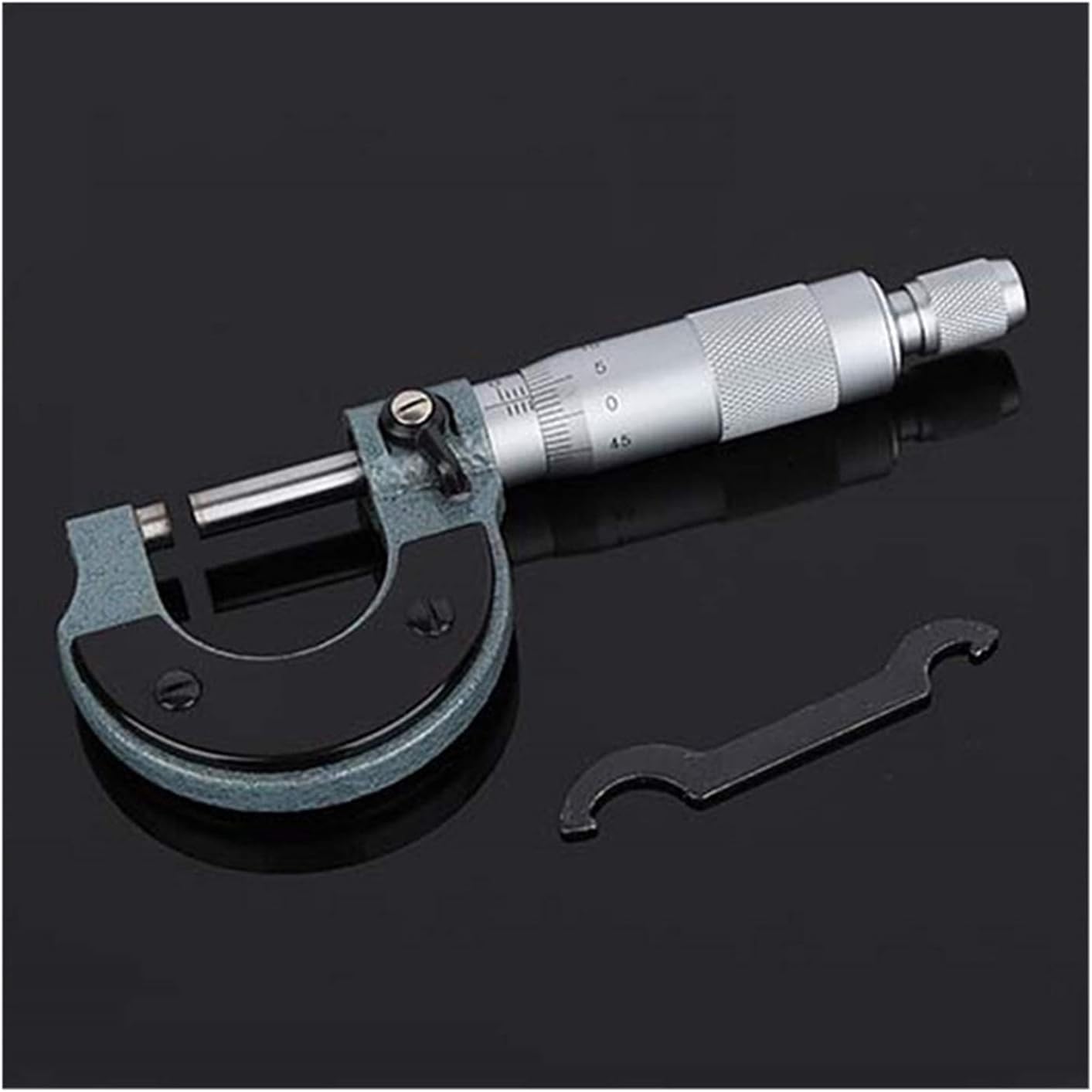 Suwmiarka Mikrometryczna, 1 szt. Mikrometr zewnętrzny 0.01mm 0-25mm/25-50mm/50-75mm/75-100mm metryczny suwmiarka z noniuszem do narzędzi pomiarowych mikrometr cyfrowy (specyfikacja: 25 50mm) (Size :