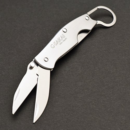 G.SAKAI Folding Knife 'Musashi' Scissors and Knife in one