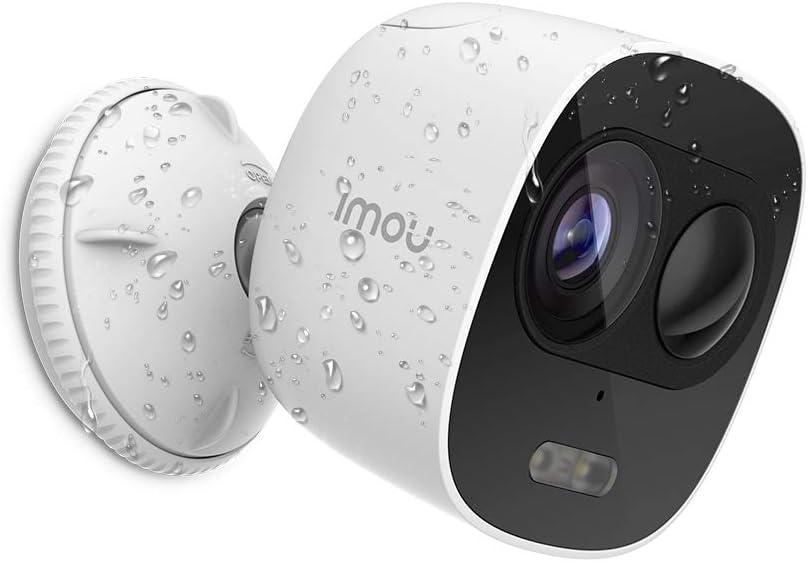 Imou Weatherproof Outdoor Security Camera, Proactive Deterrence Surveillance Camera with Siren and LED Spotlight, 1080P FHD Wi-Fi IP Camera with PIR Motion Detection, Two-way Audio and Night Vision