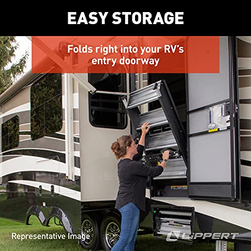 Lippert Components 733931 Solid Step Quad Step for RV and Travel Trailer Entry Doorway Black, 26-inch by Lippert Components - Image 5