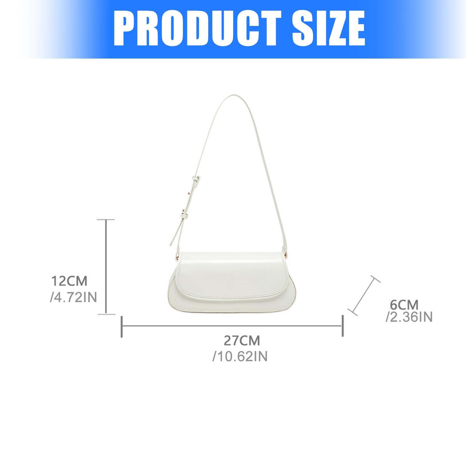 Elegante bolso de mano con correa cómoda para el
