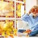 Whaline 32.8Ft Turkey Bulletin Board Border Colorful Thanksgiving Die Cut Trim Border Roll for Fall Season Classroom Chalkboard Wall Decor