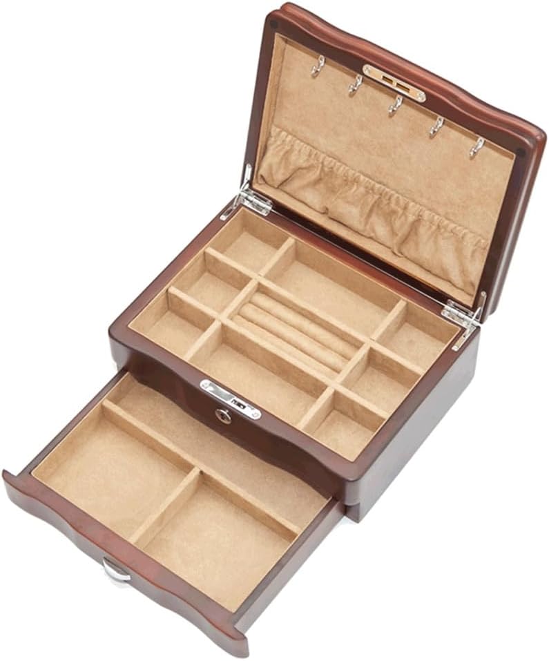 Jewelry Storage Box Large Capacity Earrings Display Desktop Multi Layer