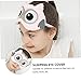 Ipetboom Adjustable Plush Mask for Boys and Girls Migraine Relief Sleep Mask Wings Soft and Breathable Blindfold for Travel