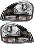 For Hyundai Tucson Headlights Lamps Set 2005 2006 2007 2008 Halogen Driver and Passenger Side