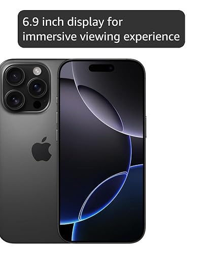 Amazon.com: Apple iPhone 16 Pro Max, US Version, 256GB, Black