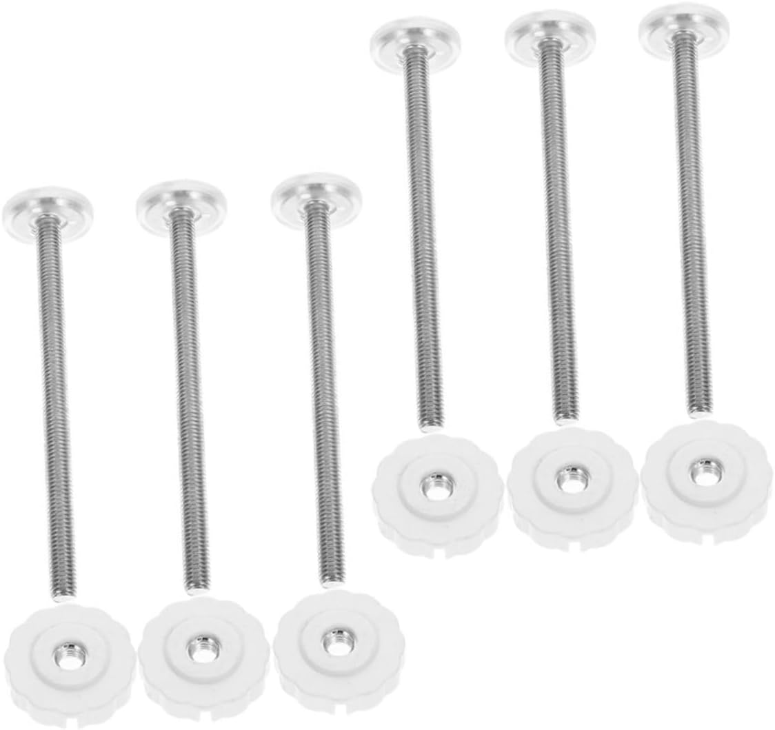 FAVOMOTO 24pcs Gate Spindle Rod Replacement Hardware Threaded Spindle Rods for Pet Gates and Childproofing