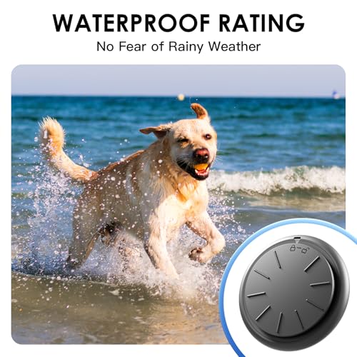 Image of GPS Tracker for Vehicles, Tracker Device for Vehicles, No Subscription, No Monthly Fee Car Tracker Device Hidden Work with Find My (iOS Only), Magnetic Real-Time Vehicle Tracker for Kids Dogs, Black
