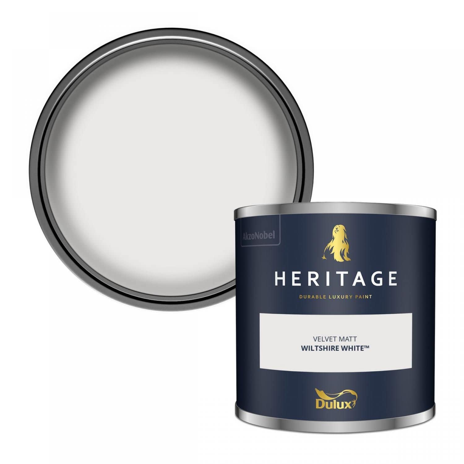 Dulux Trade Heritage Velvet Matt Emulsion Wiltshire White - 5ltr