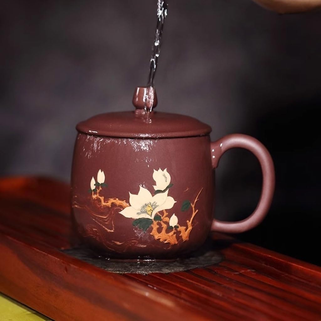 Matcha kubki domowe akcesoria do ceremonii herbaty fioletowy piasek kubek glina obraz kubek do herbaty z pokrywką męski biuro spotkanie kubek do herbaty zestaw do herbaty kubek do herbaty