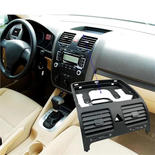 Salida de aire de coche para salpicadero Golf 5 que optimiza el flujo de climatización 2