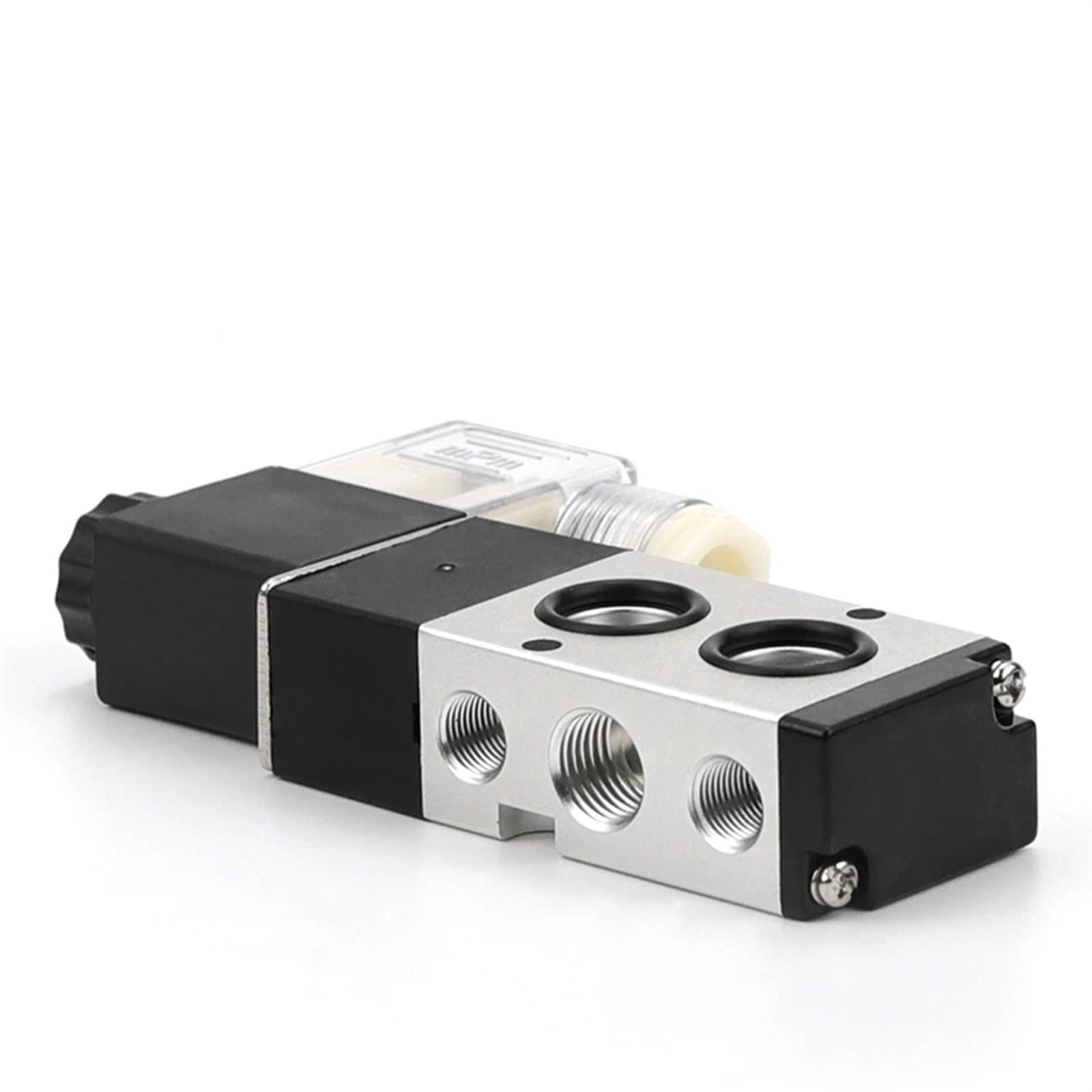 HJCMOONB Plate Solenoid Valve 4M210-08 310-10 Cylinder Control Valve 220V Two-Position Five-Way Valve 24v Electronic Valve(4M210-06)