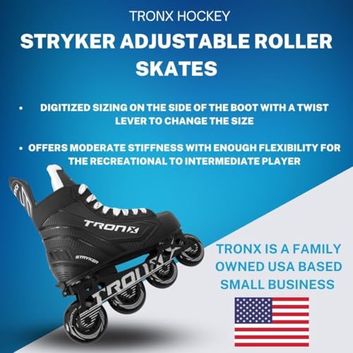 TronX Stryker Adjustable Hockey Skates