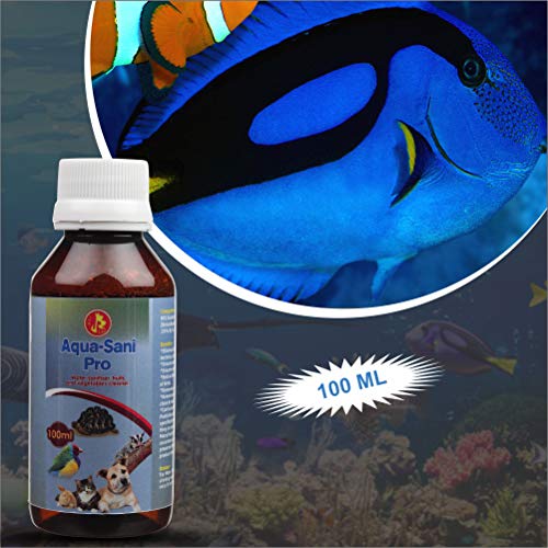 Image of Pet Care International (PCI) Aqua Sani Pro || Specially Designed for Food Cleaning for Dog, Cat, Rabbit, Guinea Pig, Ferret, Sugar Glider, Turtle & Hamster Healthcare (100ml)