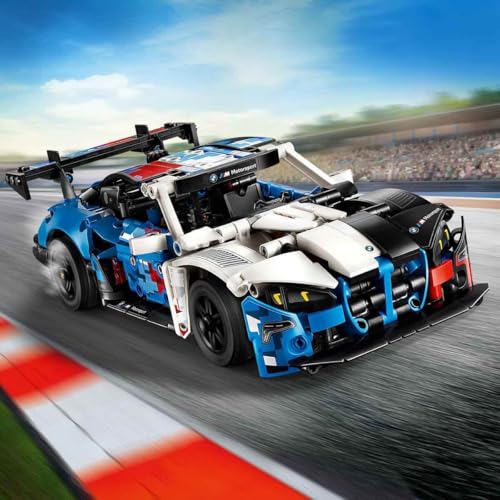 Image of LEGO Technic BMW M4 GT3 EVO Race Car - Model Kit - Building Set with Steering and Engine - 42226
