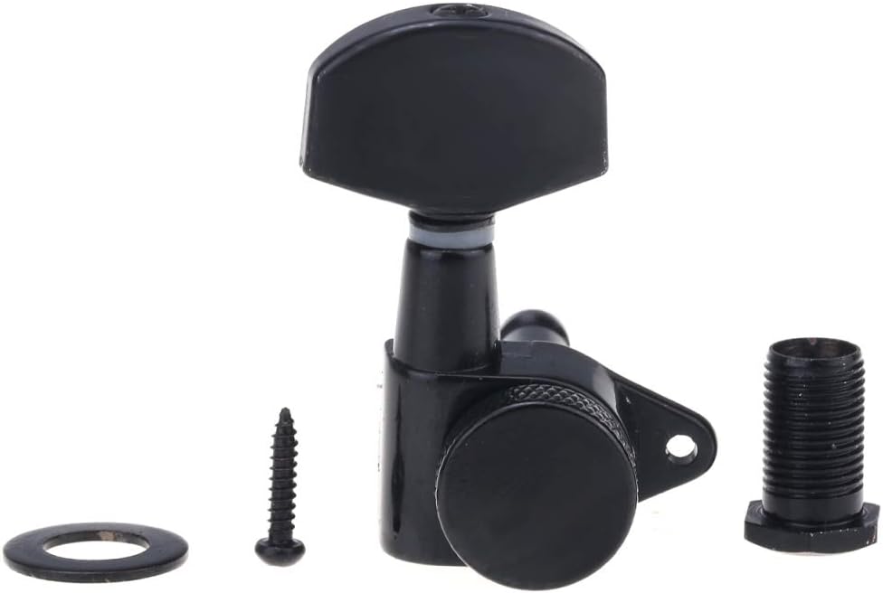 Musiclily Pro 3L3R Guitar Locking Tuners Tuning Pegs Keys Machine Heads Set for Epiphone Les Paul Style Electric Guitar or Acoustic Guitar, Black : Musical Instruments