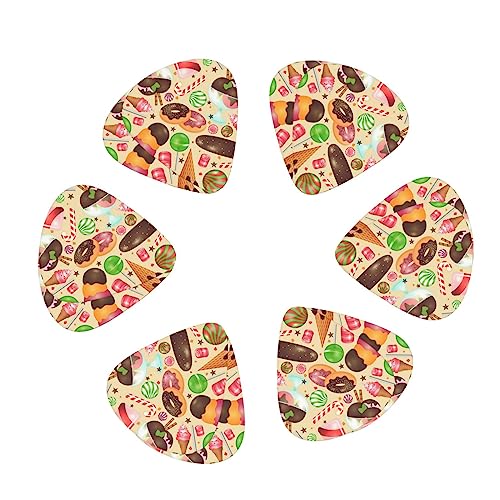 Sweets and Sweets Lot de 12 médiators tendance durables pour guitare électrique et basse dans une boîte pour ukulélé - Les Beatles, Paul McCartney, John Lennon, RIngo Starr, George Harrison Sweets and Sweets Lot de 12 médiators tendance durables pour guitare électrique et basse dans une boîte pour ukulélé – Image 3