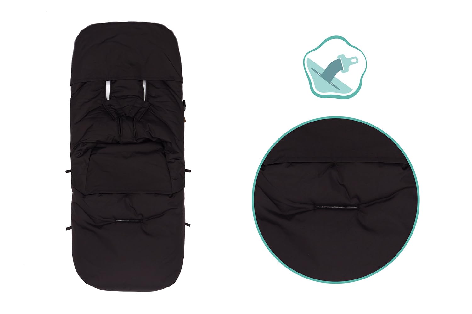 Saco para Pies Invierno Kinley Negro