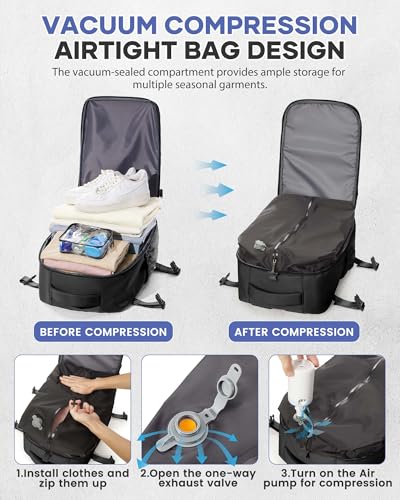 Vacpack Vacuum Travel Backpack 363701ZKB の商品画像 1