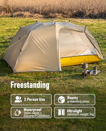 Tiendas de campaña impermeable ultraligera iClimb para 2 personas temporada 3 miniatura 4