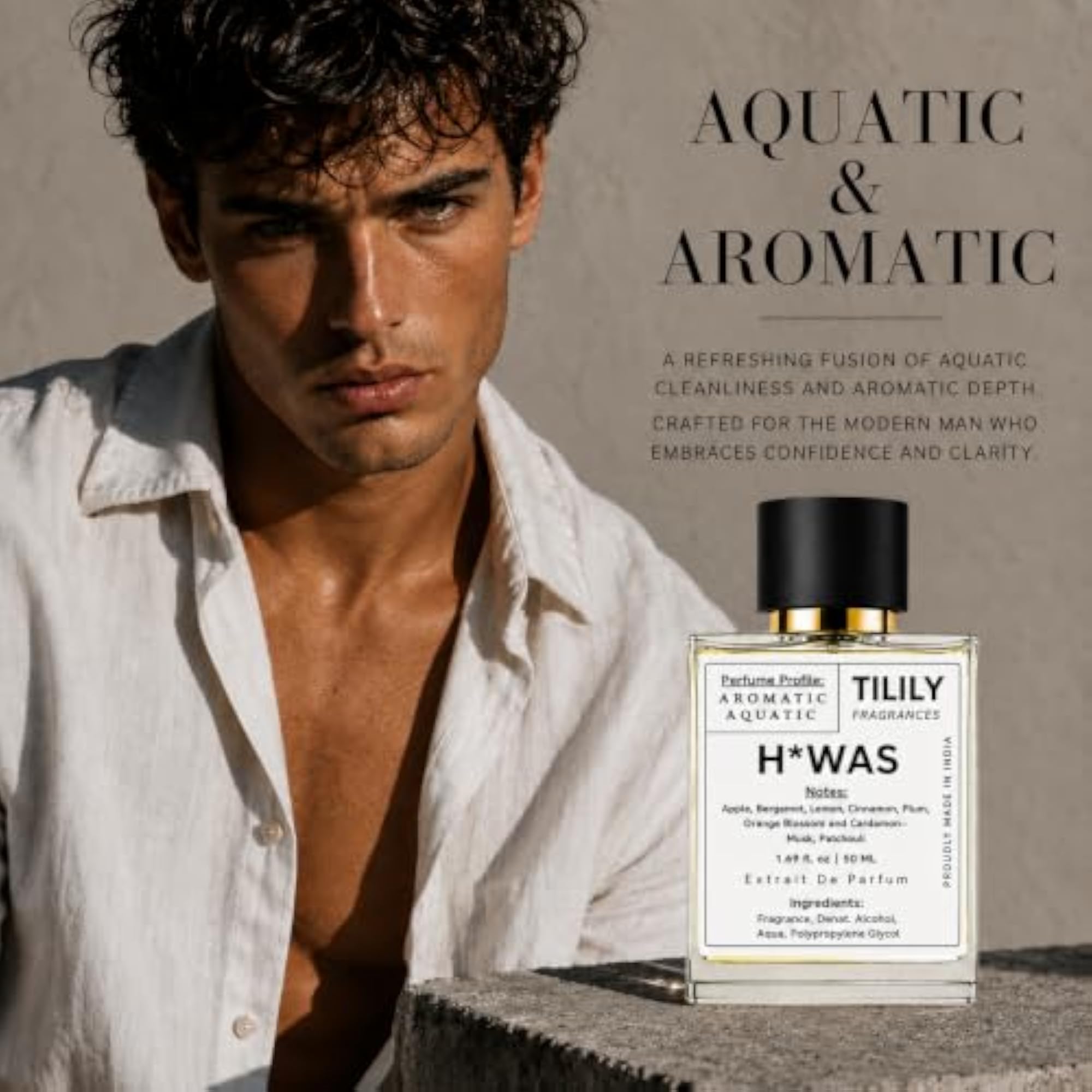 H*was Extrait De Parfum for Men, 50ml