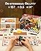 Rolife DIY Miniature House Kit Garage Workshop, Build 1/20 Mini House Building Kit with LED Craft Kits for Aduls Gifts for Him Her