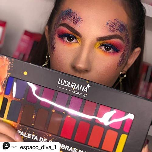 Paletas de Sombras Ludurana Luxo e 20 Cores