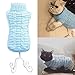 LUCKSTAR Cable Knit Turtleneck Sweater - Cats Sweater Pullover Knitted Clothes Pet Sweater for Small Dogs & Cats Kitten Kitty Chihuahua Teddy Knitwear Cold Weather Outfit (L)