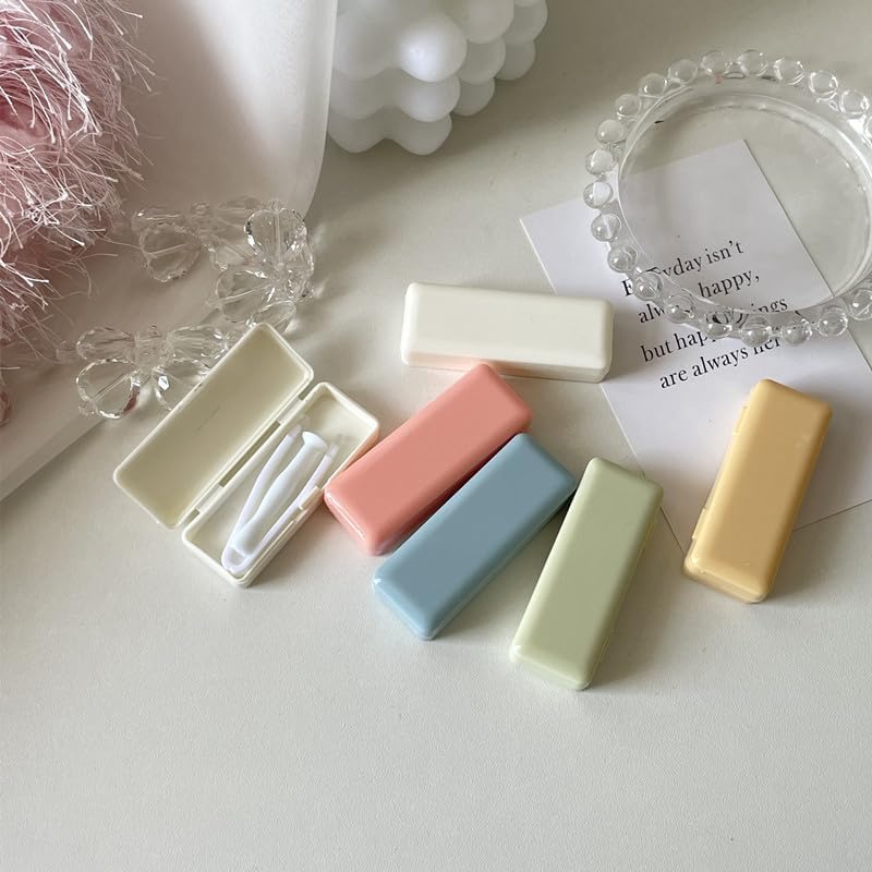 Miniatura 9 de Juego de 10 fundas de herramientas portátiles para lentes de contacto, removedor de lentes de contacto y herramienta de inserción