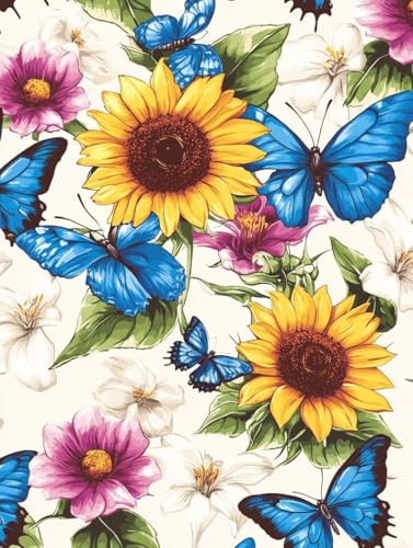 Diamond Painting Papillon Broderie Diamant 5D Grand Format 80x110cm DIY
