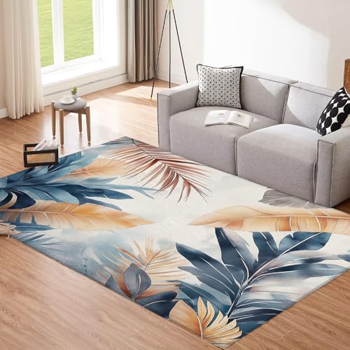 Tapis lavable en machine 160x230 cm bohème marron antidérapant - 3