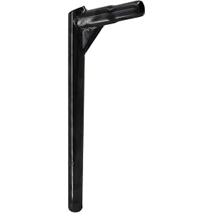 Bicycle Seatpost, Iron Seatpost Length 350mm, Black, for BMX