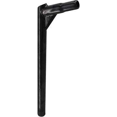 Bicycle Seatpost, Iron Seatpost Length 350mm, Black, for BMX