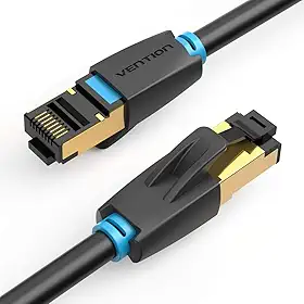 Cabo Vention Rede Rj45 Cat8 40gbps 2000mhz 15 Metros Rápido