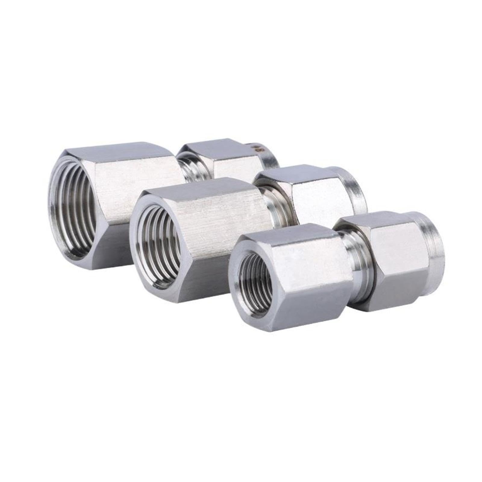 Conector de instalación tuberías unión compresión tubo recto hembra BSPP