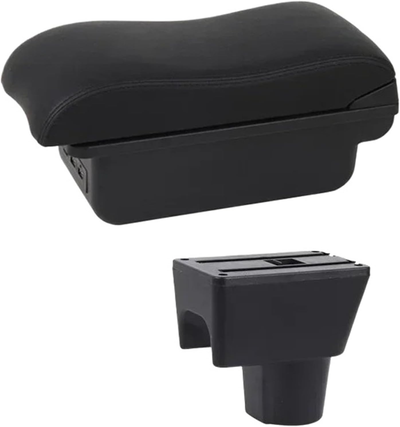 Car Armrest Box For Renault For Duster 2 2010 2011 2012 2013 2014 2015 2016 2017 2018 2019 Central Console Storage Box(C2 Black Line)