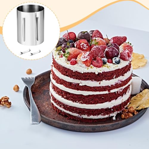 Anillo para pastel ajustable y resistente de acero para repostería casera 7