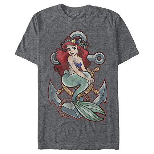 T-shirt Ariel Disney homme coupe droite qui ne rétrécit pas au lavage
