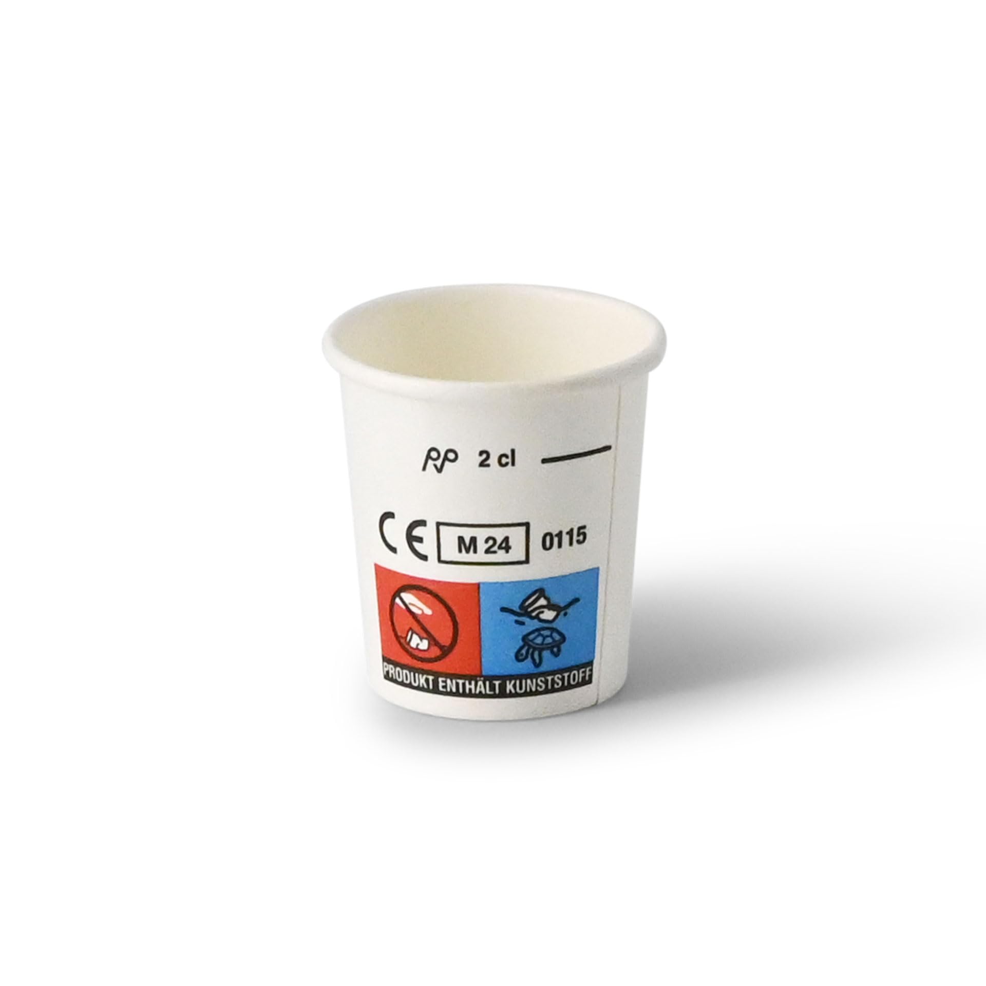 BIOZOYG bicchierini da shot in carta 6480 pezzi 20 ml bianco - bicchieri di carta rivestiti accessori per feste usa e getta fiere eventi degustazioni - alternativa ai bicchieri di plastica