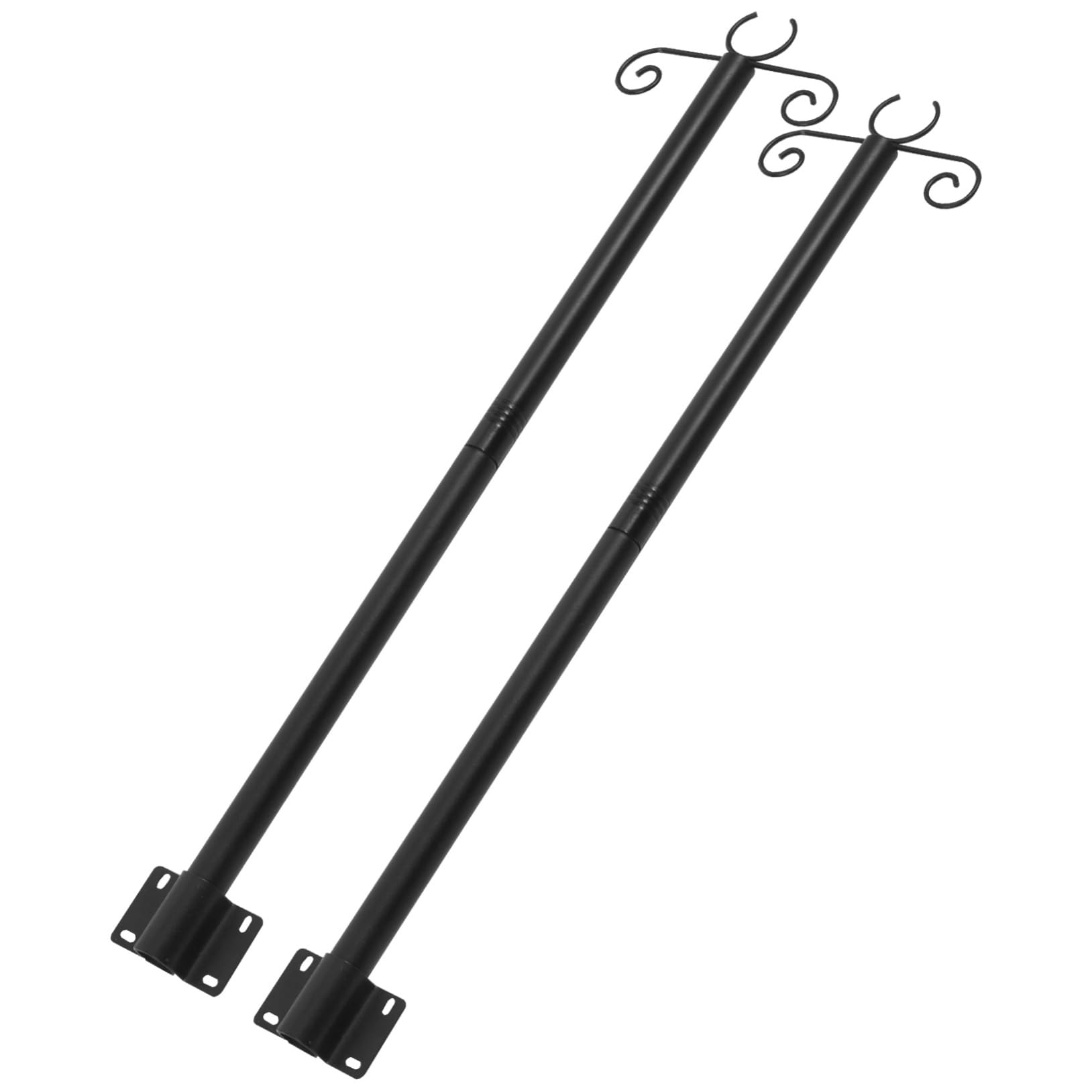2ensembles Poteaux De Support Pour Lumières Suspendues Et Nourrisseurs à Oiseaux De Barres Pour Terrasse Et Jardin Installation Facile Et Rapide