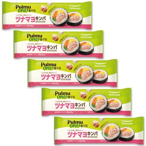 プルムウォン ツナマヨキンパ 255g 5個セット / 冷凍 Pulmuone 韓国式 手巻きキンパ キムパプ キムパ（Amazon）
