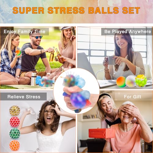 Image of 20Pack Stress Balls, Squishy Balls, Squeeze Balls for Adults